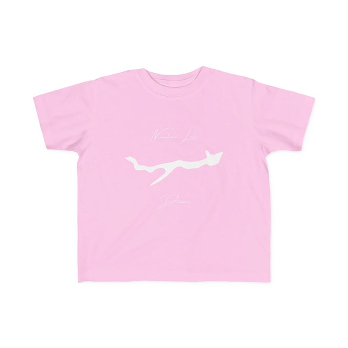 Delaware  Noxontown  Lake  Toddler  T-shirt  front  position  view  from  front  pink.webp