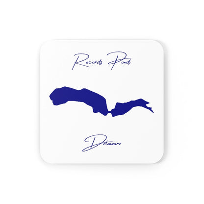 Delaware  Records  Pond  Coaster  Set  front  position  view  from  front  3.75  x  3.75.webp