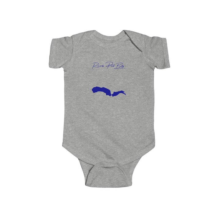 Delaware  Records  Pond  Onesie  front  position  view  from  front  heather.webp