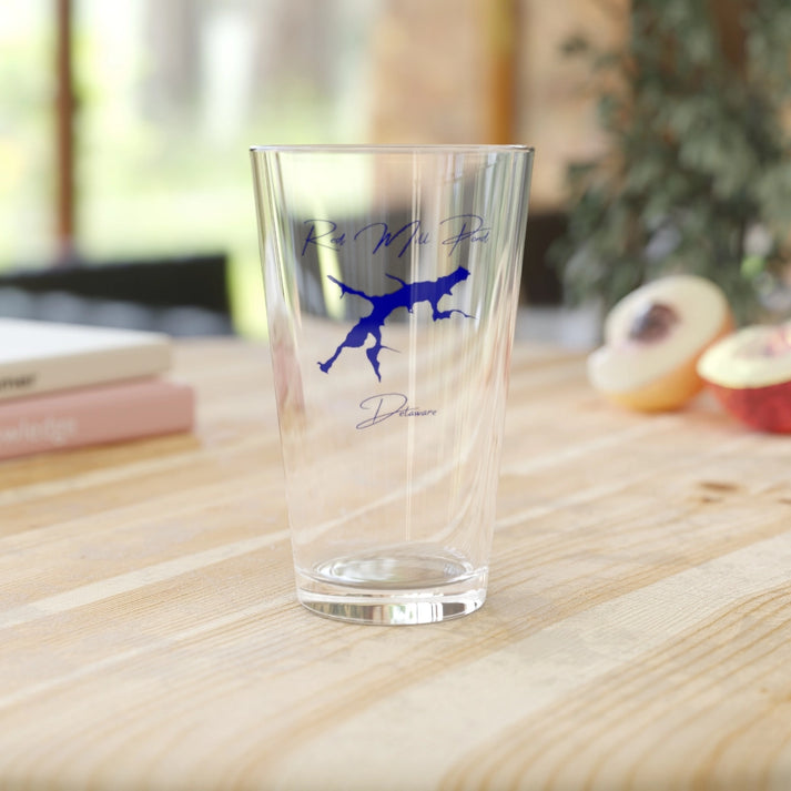 Delaware  Red  Mill  Pond  16oz  Pint  Glass  front  position  view  from  context-2  16oz.webp