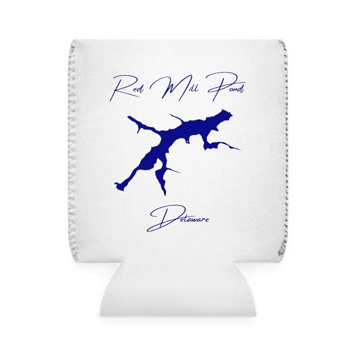 Delaware  Red  Mill  Pond  Can  Koozie  front  position  view  from  front-1  white.webp