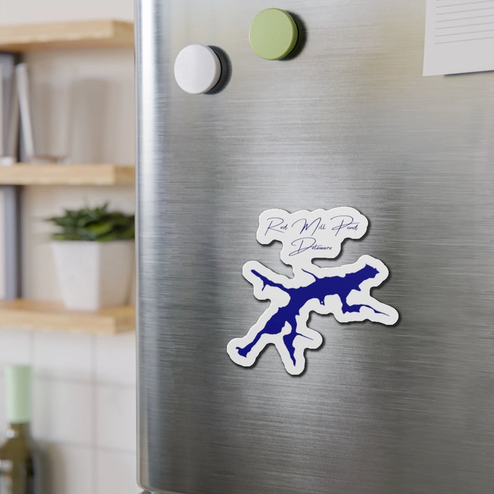 Delaware  Red  Mill  Pond  Die  Cut  Magnet  front  position  view  from  context-2  4  x  4.webp