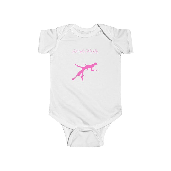 Delaware  Red  Mill  Pond  Onesie  front  position  view  from  front  white.webp