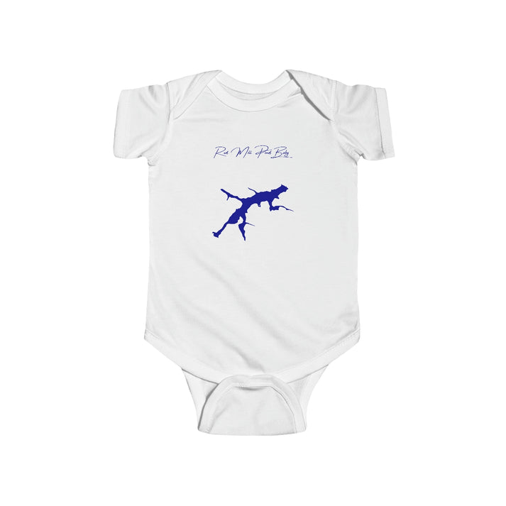Delaware  Red  Mill  Pond  Onesie  front  position  view  from  front  white.webp