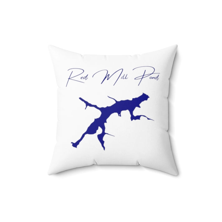 Delaware  Red  Mill  Pond  Pillow  front  position  view  from  back  16  x  16.webp