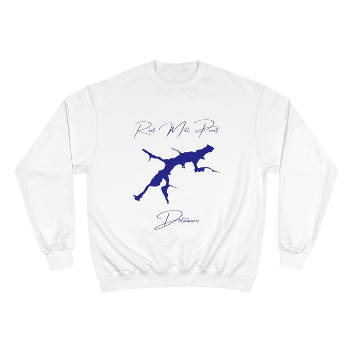 Delaware  Red  Mill  Pond  Sweatshirt  front  position  view  from  front  white.webp