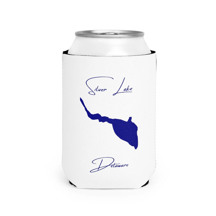 Delaware  Silver  Lake  Can  Koozie  front  position  view  from  front-2  white.webp