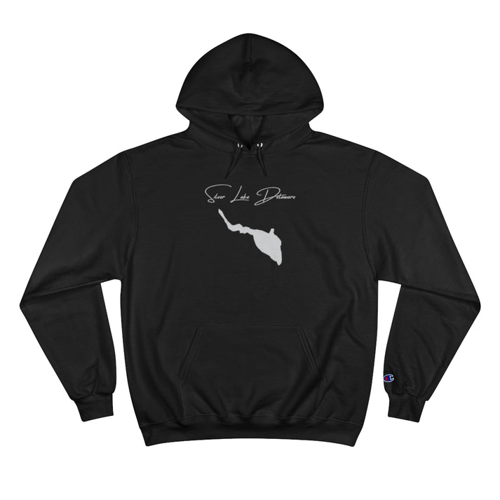 Delaware  Silver  Lake  Hoodie  front  position  view  from  front  black.webp