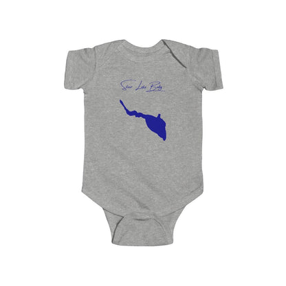Delaware  Silver  Lake  Onesie  front  position  view  from  front  heather.webp