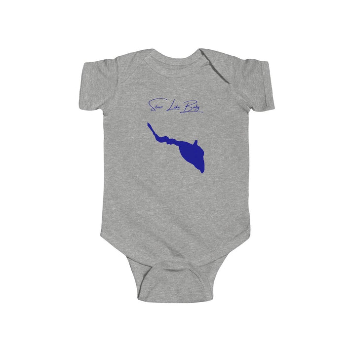 Delaware  Silver  Lake  Onesie  front  position  view  from  front  heather.webp