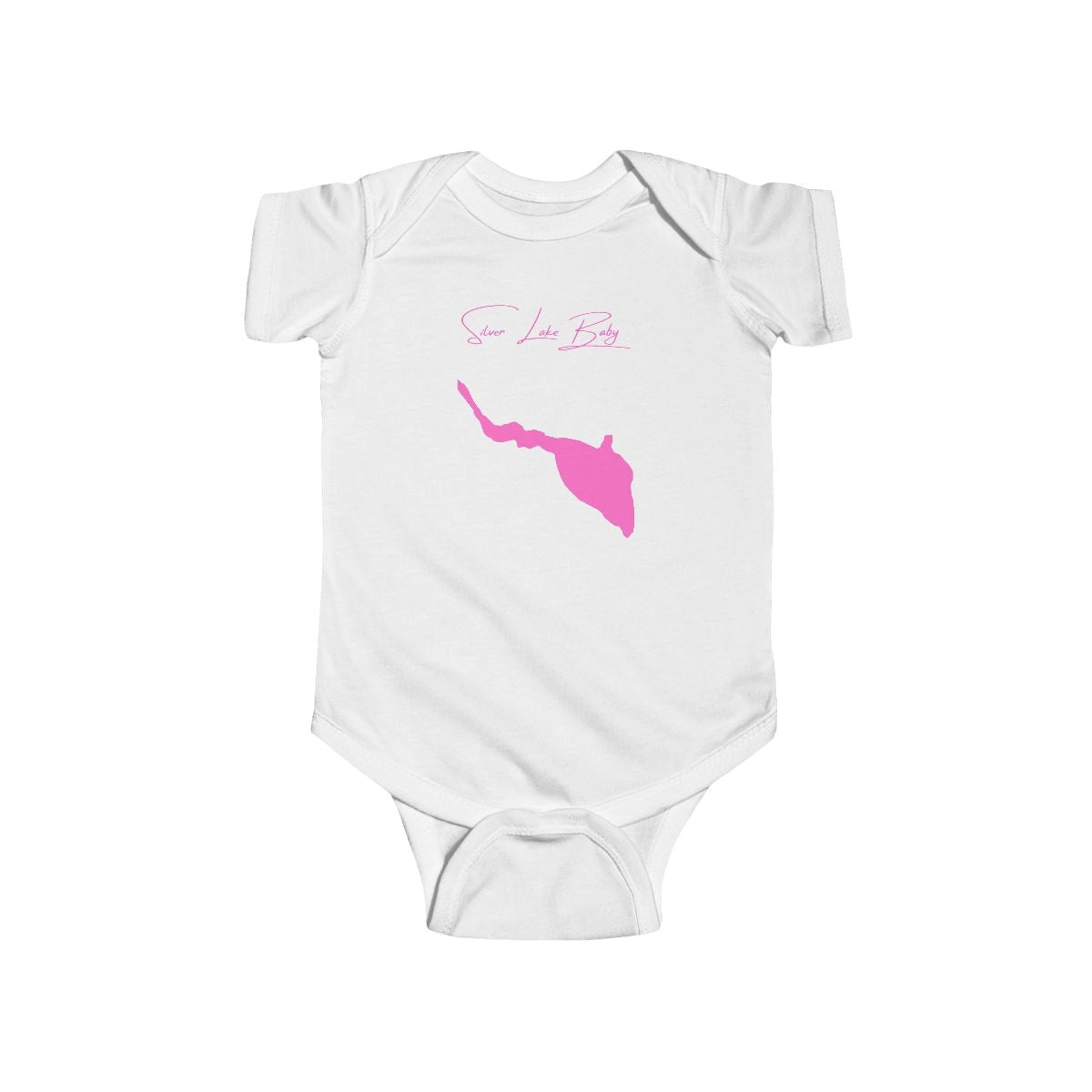 Delaware  Silver  Lake  Onesie  front  position  view  from  front  white.webp