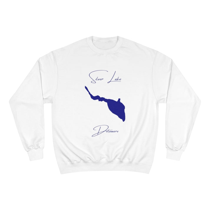 Delaware  Silver  Lake  Sweatshirt  front  position  view  from  front  white.webp