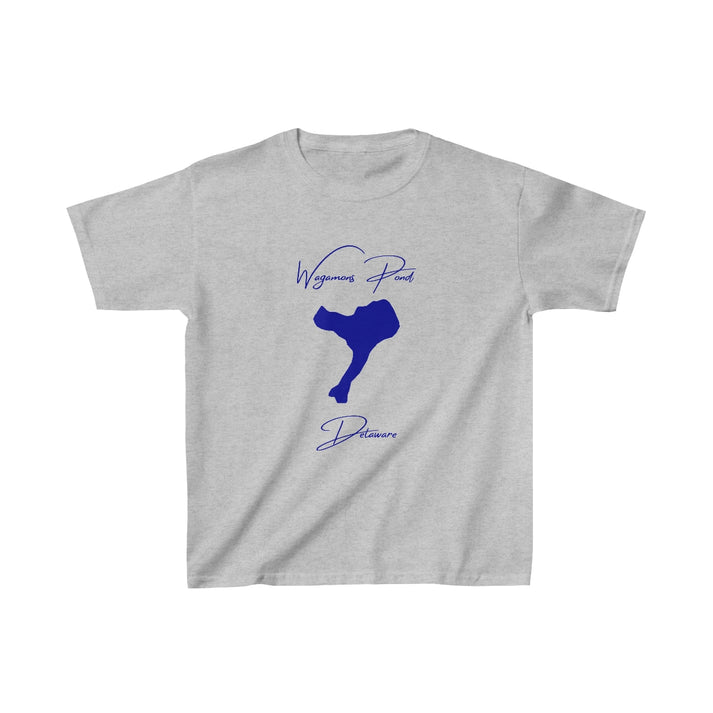 Delaware  Wagamons  Pond  Youth  T-shirt  front  position  view  from  front  sport  grey.webp