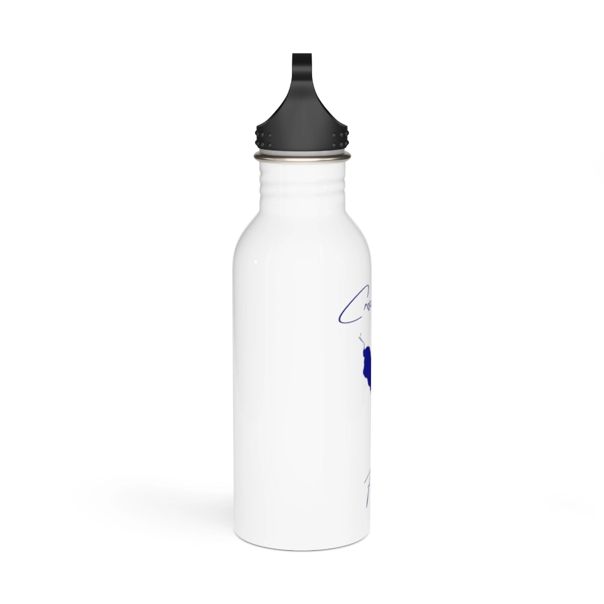 Florida  Crescent  Lake  Water  bottle  other  position  view  from  left  white.webp