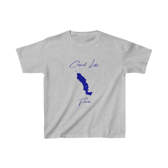 Florida  Crescent  Lake  Youth  T-shirt  front  position  view  from  front  sport  grey.webp