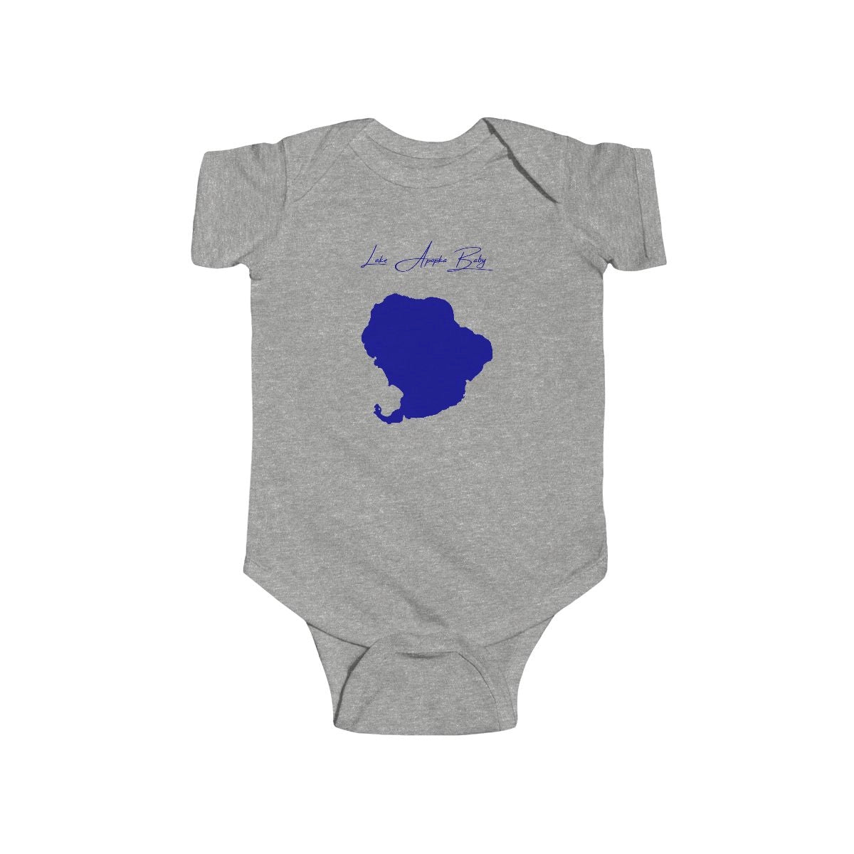 Florida  Lake  Apopka  Onesie  front  position  view  from  front  heather.webp