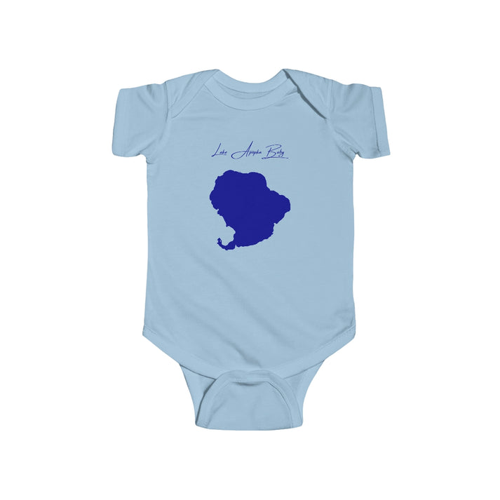 Florida  Lake  Apopka  Onesie  front  position  view  from  front  light  blue.webp