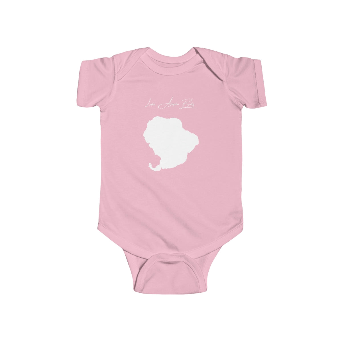 Florida  Lake  Apopka  Onesie  front  position  view  from  front  pink.webp