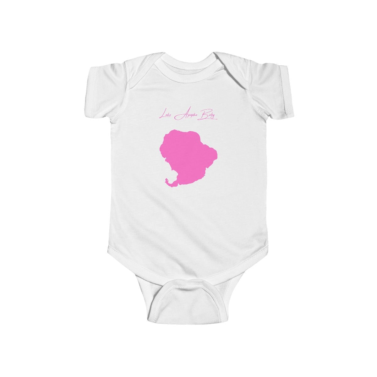 Florida  Lake  Apopka  Onesie  front  position  view  from  front  white.webp