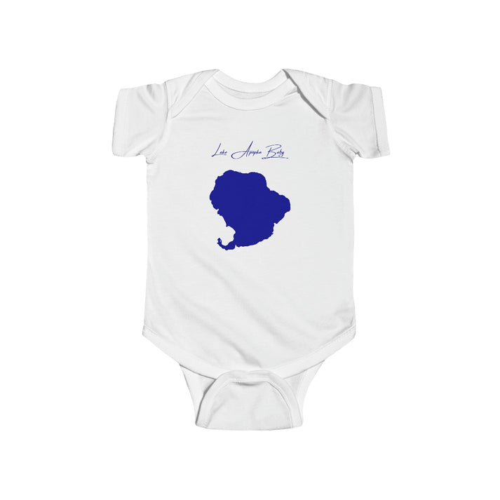 Florida  Lake  Apopka  Onesie  front  position  view  from  front  white.webp