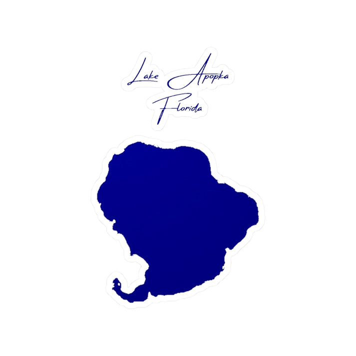 Florida  Lake  Apopka  Vinyl  Decal  other  position  view  from  front  4  x  6.webp