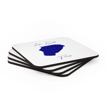 Florida  Lake  Eustis  Coaster  Set  front  position  view  from  stacked  3.75  x  3.75.webp
