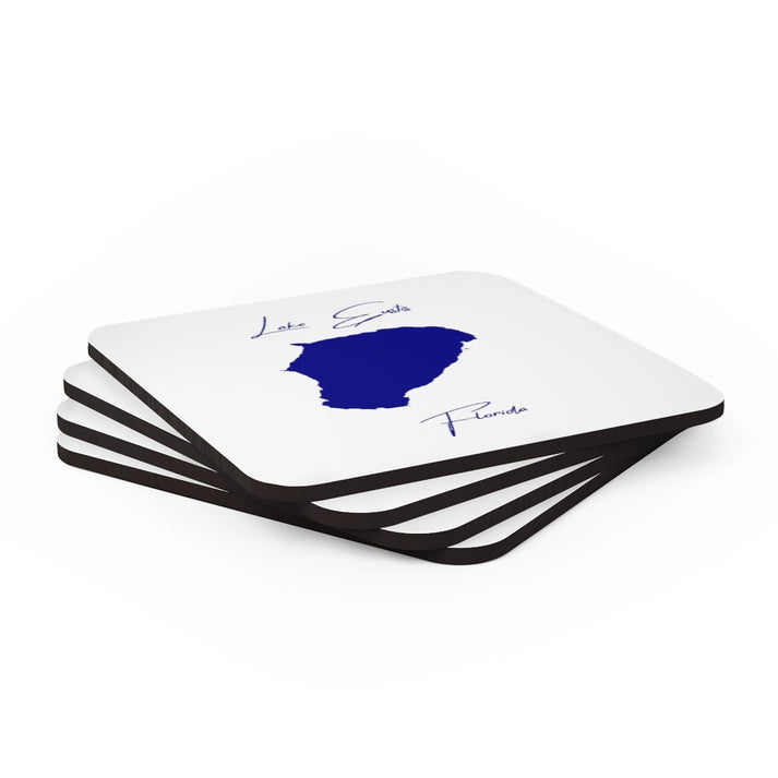 Florida  Lake  Eustis  Coaster  Set  front  position  view  from  stacked  3.75  x  3.75.webp
