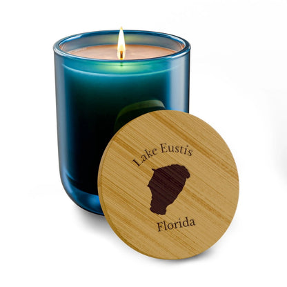 Florida  Lake  Eustis  Engraved  Candle  other  position  view  from  front  deep  pacific.webp