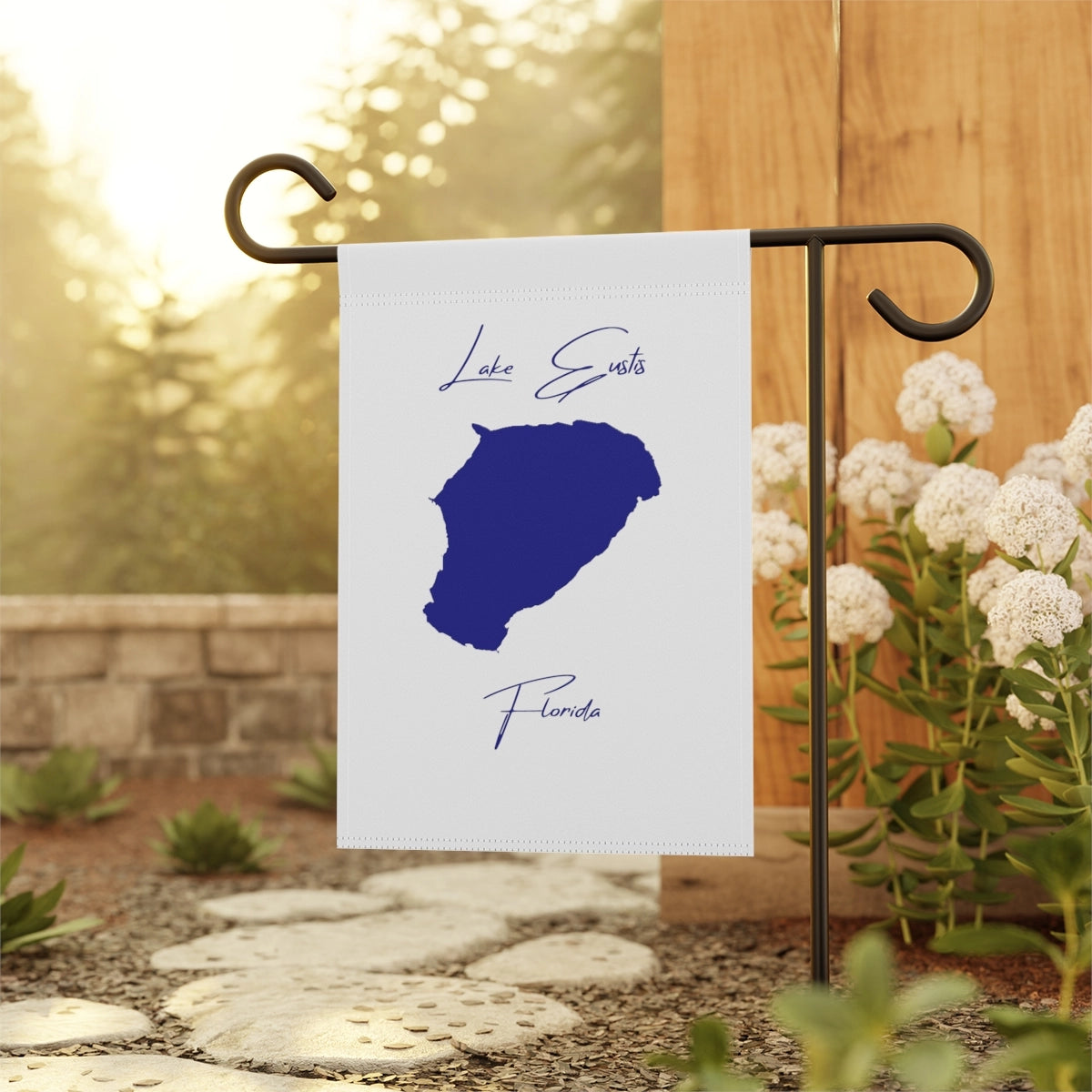 Florida  Lake  Eustis  Garden  Banner  other  position  view  from  context-1  12''  x  18''.webp