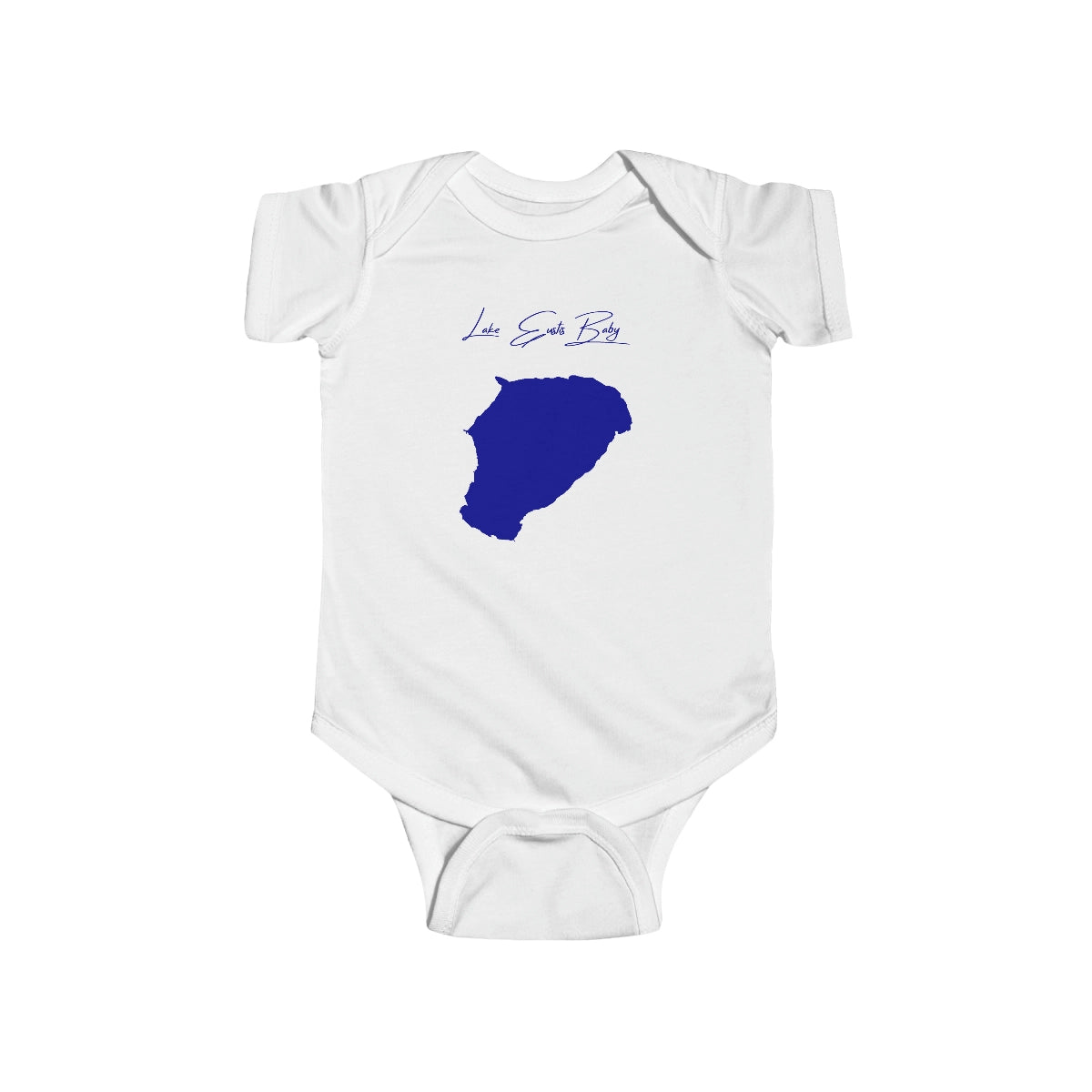Florida  Lake  Eustis  Onesie  front  position  view  from  front  white.webp