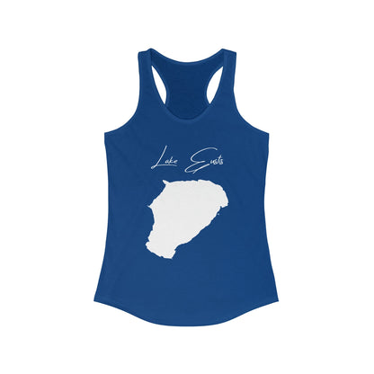 Florida  Lake  Eustis  Racerback-Tank  front  position  view  from  front  solid  royal.webp