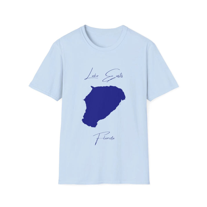 Florida  Lake  Eustis  T-shirt  front  position  view  from  front  light  blue.webp