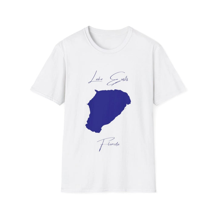 Florida  Lake  Eustis  T-shirt  front  position  view  from  front  white.webp