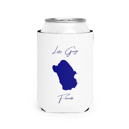 Florida  Lake  George  Can  Koozie  front  position  view  from  front-2  white.webp