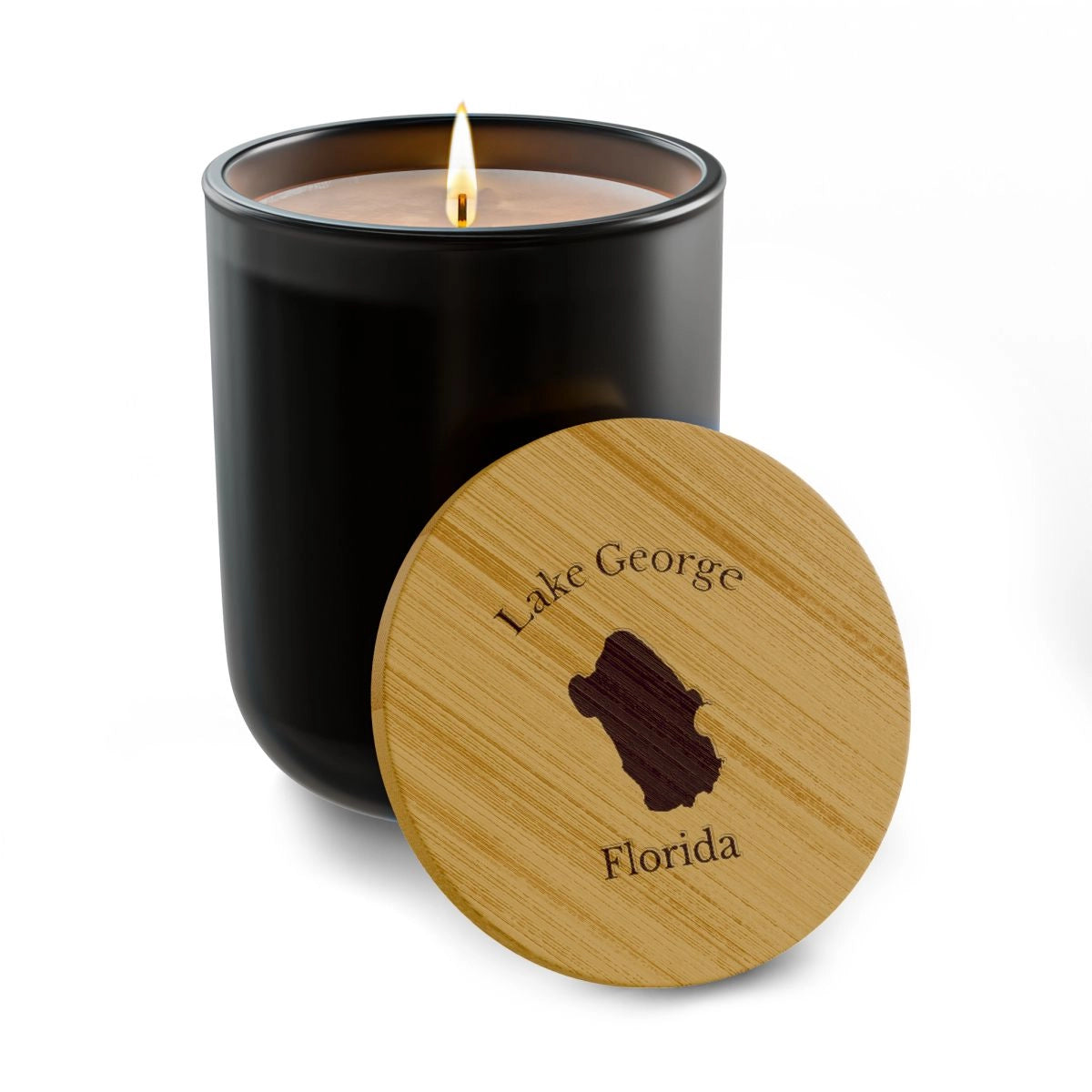 Florida  Lake  George  Engraved  Candle  other  position  view  from  front  true  noir  (matte).webp