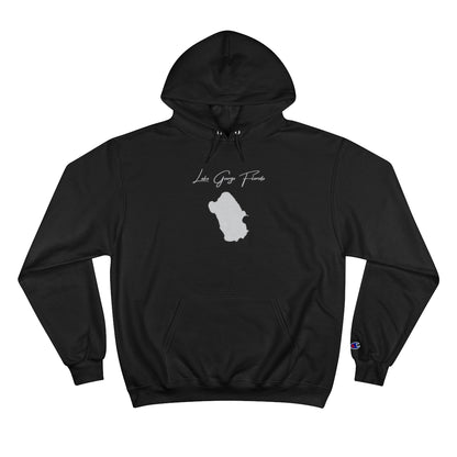 Florida  Lake  George  Hoodie  front  position  view  from  front  black.webp