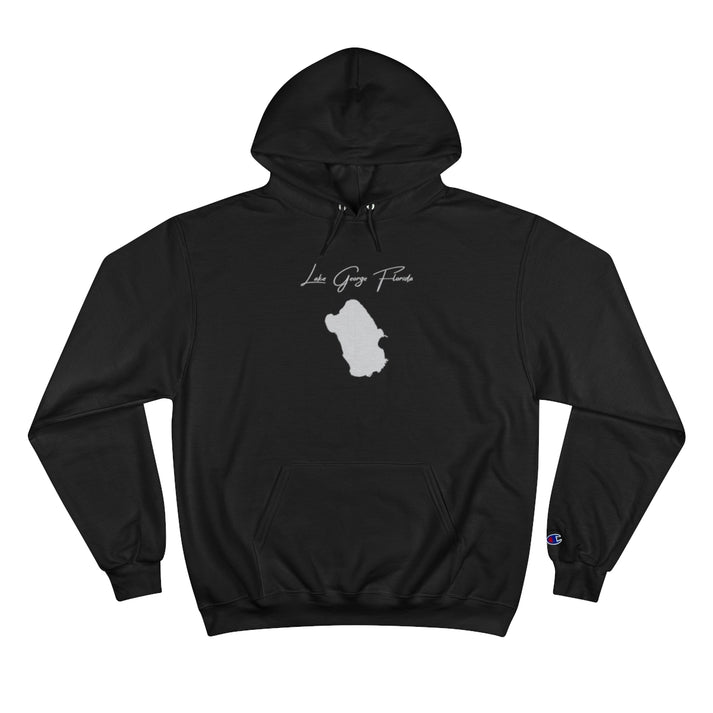 Florida  Lake  George  Hoodie  front  position  view  from  front  black.webp