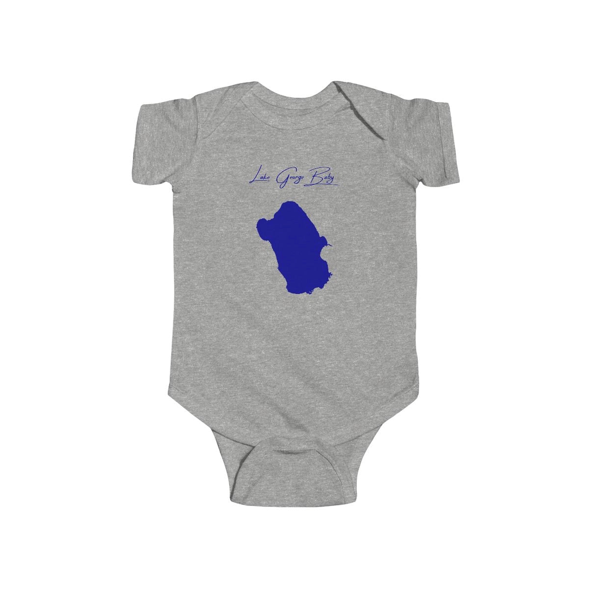 Florida  Lake  George  Onesie  front  position  view  from  front  heather.webp