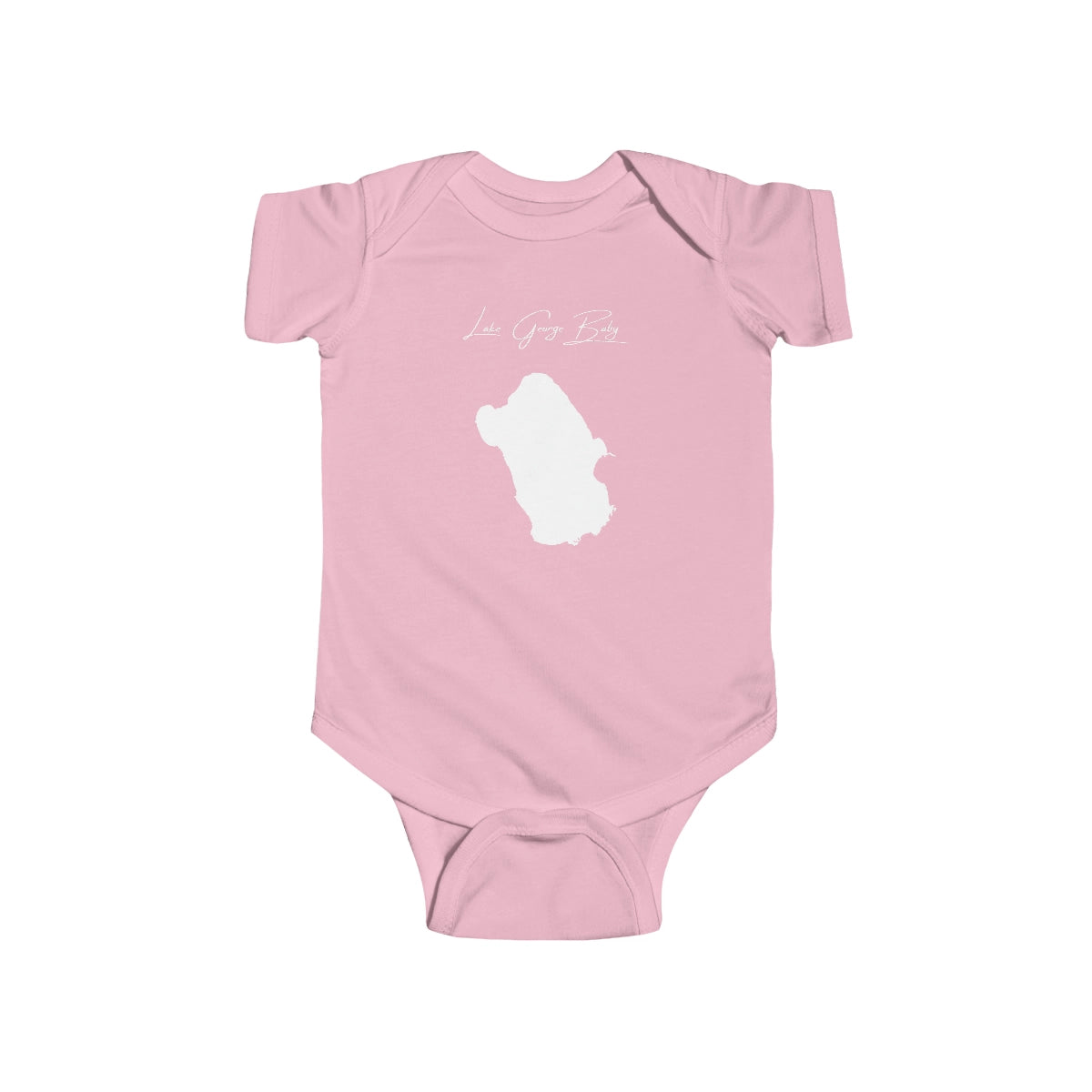 Florida  Lake  George  Onesie  front  position  view  from  front  pink.webp