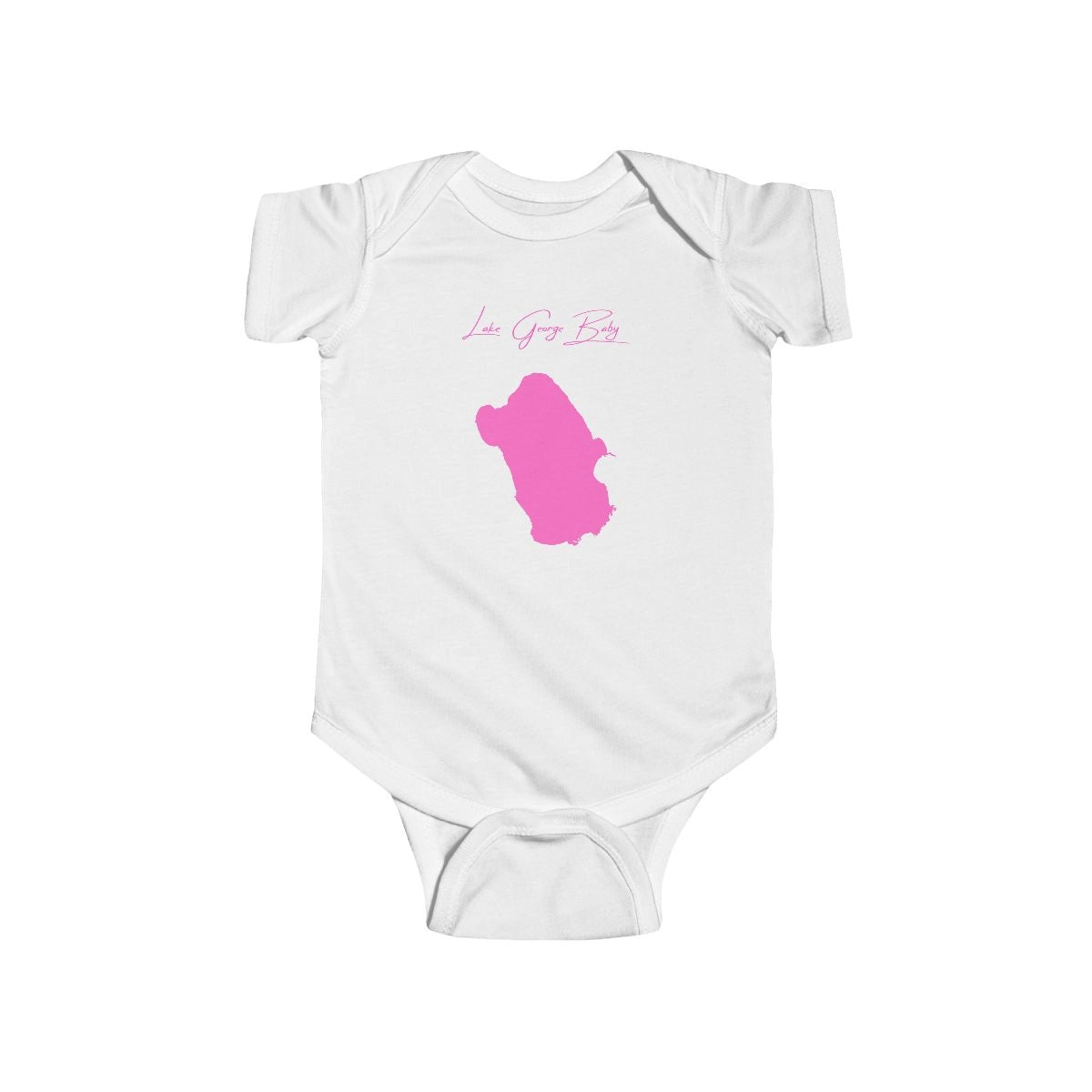 Florida  Lake  George  Onesie  front  position  view  from  front  white.webp