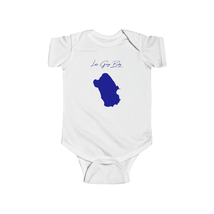 Florida  Lake  George  Onesie  front  position  view  from  front  white.webp
