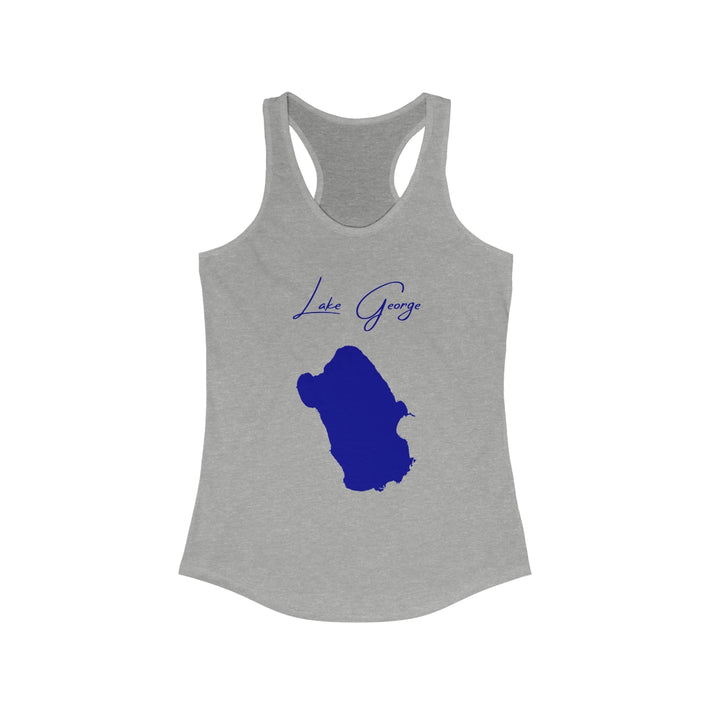 Florida  Lake  George  Racerback-Tank  front  position  view  from  front  heather  grey.webp