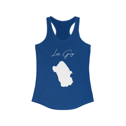 Florida  Lake  George  Racerback-Tank  front  position  view  from  front  solid  royal.webp