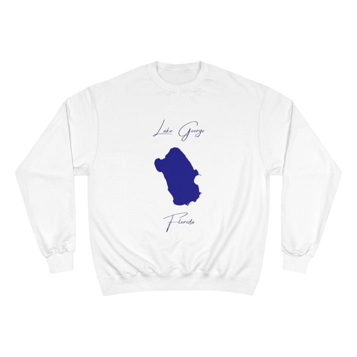 Florida  Lake  George  Sweatshirt  front  position  view  from  front  white.webp