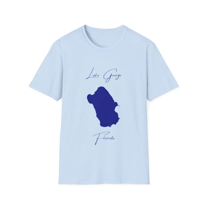 Florida  Lake  George  T-shirt  front  position  view  from  front  light  blue.webp
