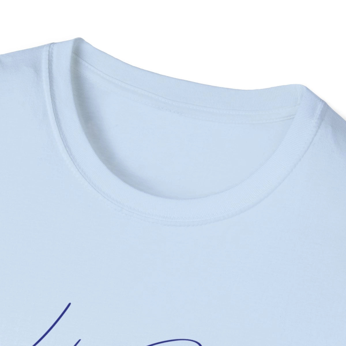 Florida  Lake  George  T-shirt  other  position  view  from  front-collar-closeup  light  blue.webp