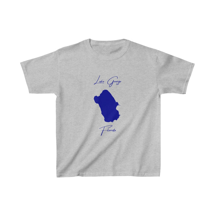Florida  Lake  George  Youth  T-shirt  front  position  view  from  front  sport  grey.webp