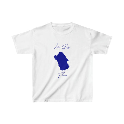 Florida  Lake  George  Youth  T-shirt  front  position  view  from  front  white.webp