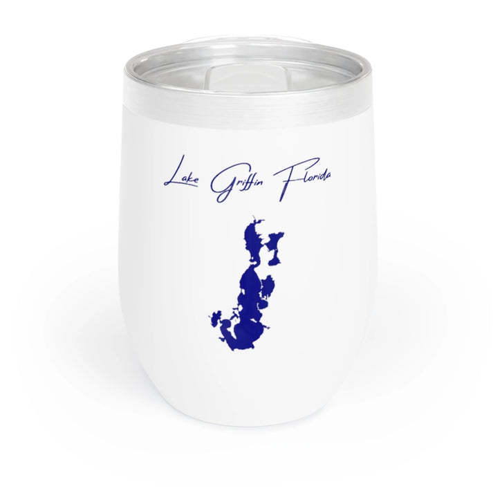 Florida  Lake  Griffin  Wine  Tumbler  front  position  view  from  front  white.webp