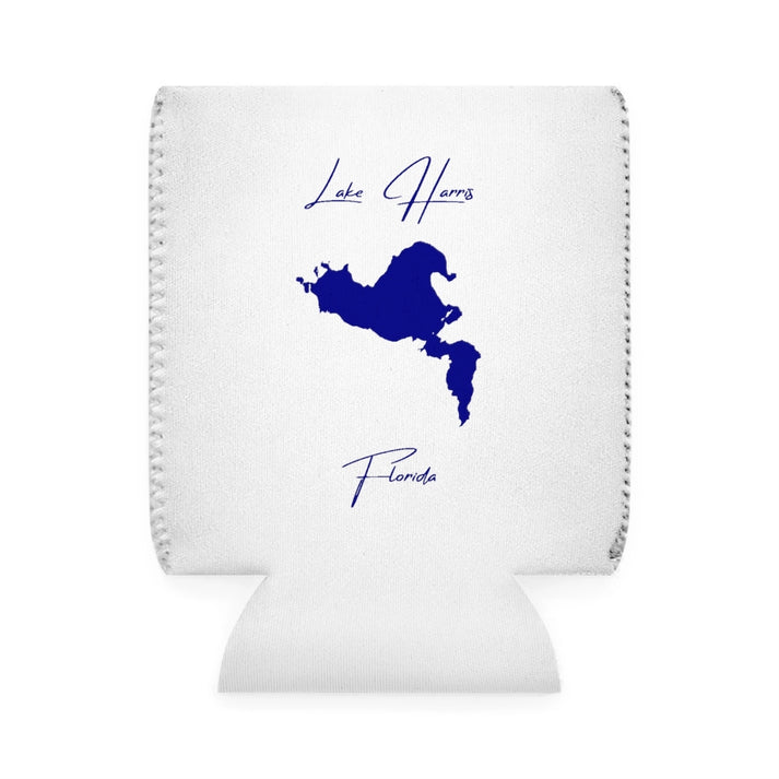 Florida  Lake  Harris  Can  Koozie  front  position  view  from  front-1  white.webp